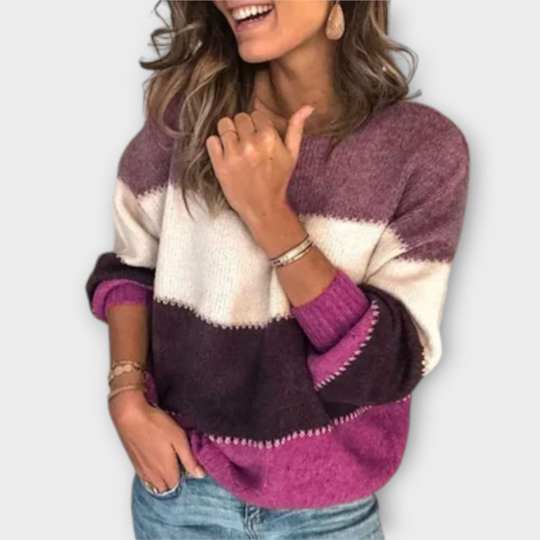 Elisa | Casual & Cosy Jumper Purple