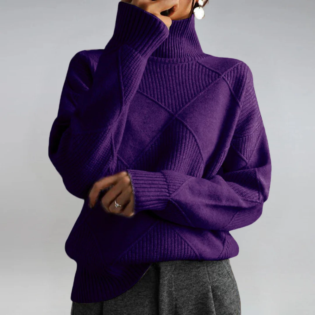 Angela | Modern Turtleneck Sweater 1+1 Free