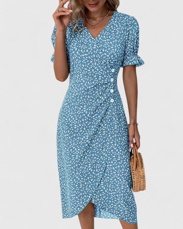 Ramona | Comfortable Summer Dress Blue