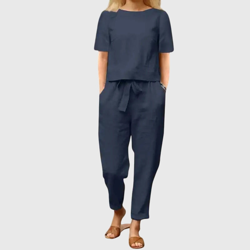Andrea | Effortless Summer Co-Ord Blue
