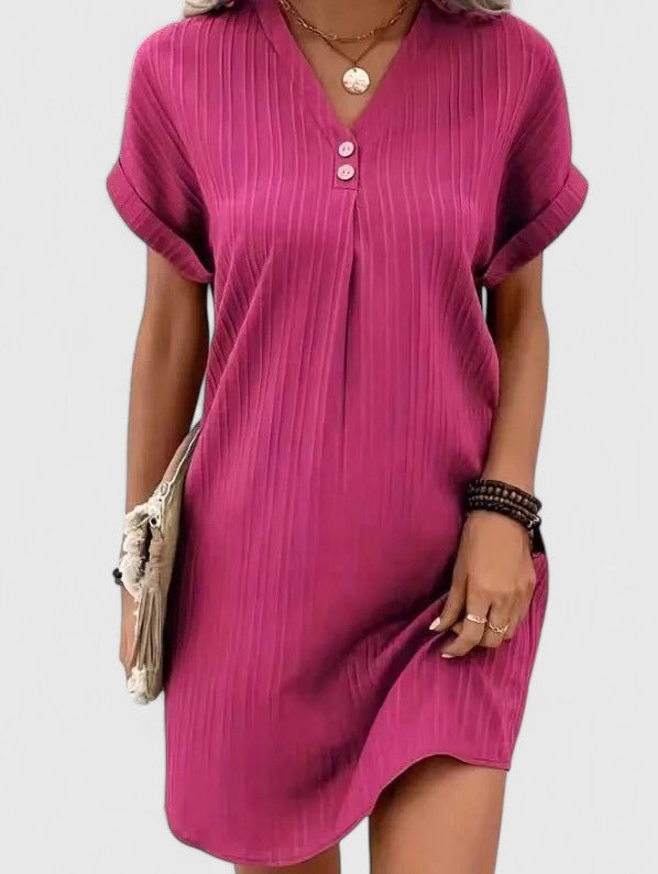 Gwendolyn | Draped Dress Pink