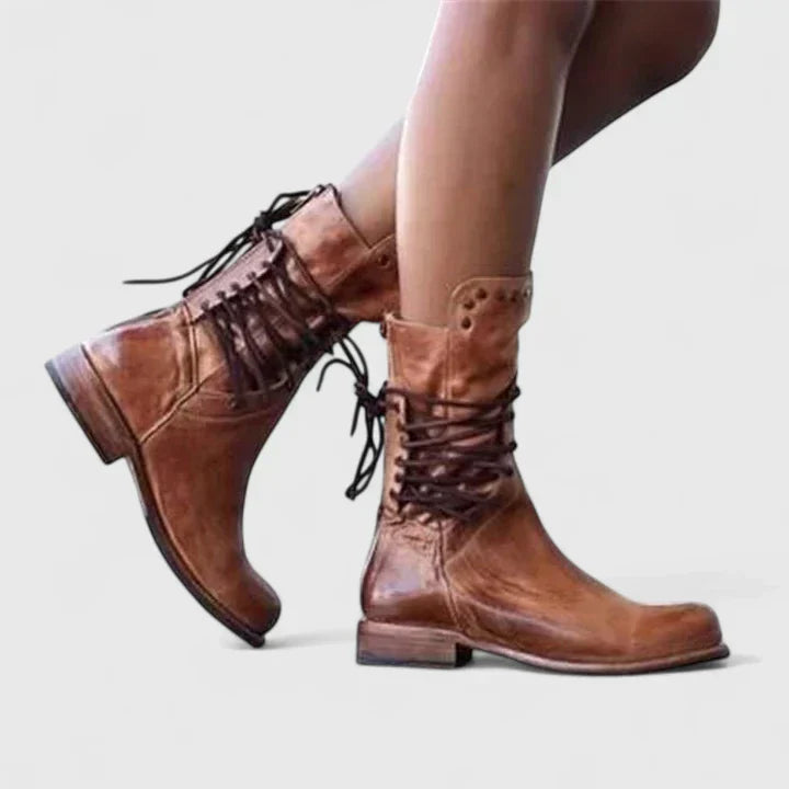 Latoya | Elegant Boots Brown