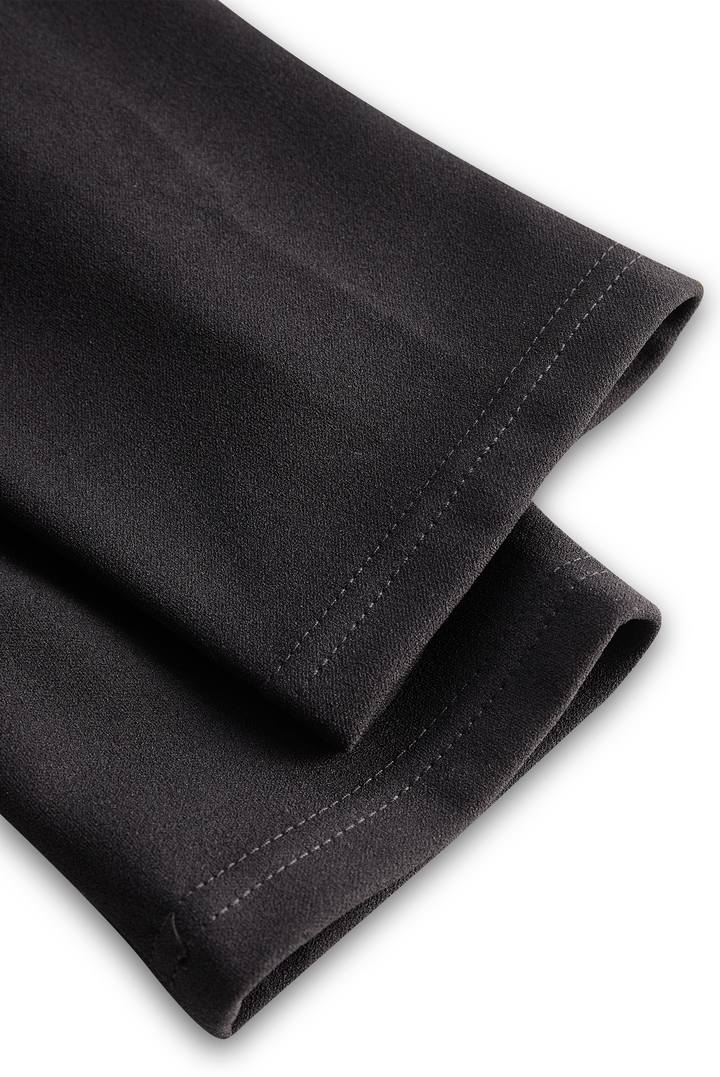 Camille™ | Black Belted Sheath Dress