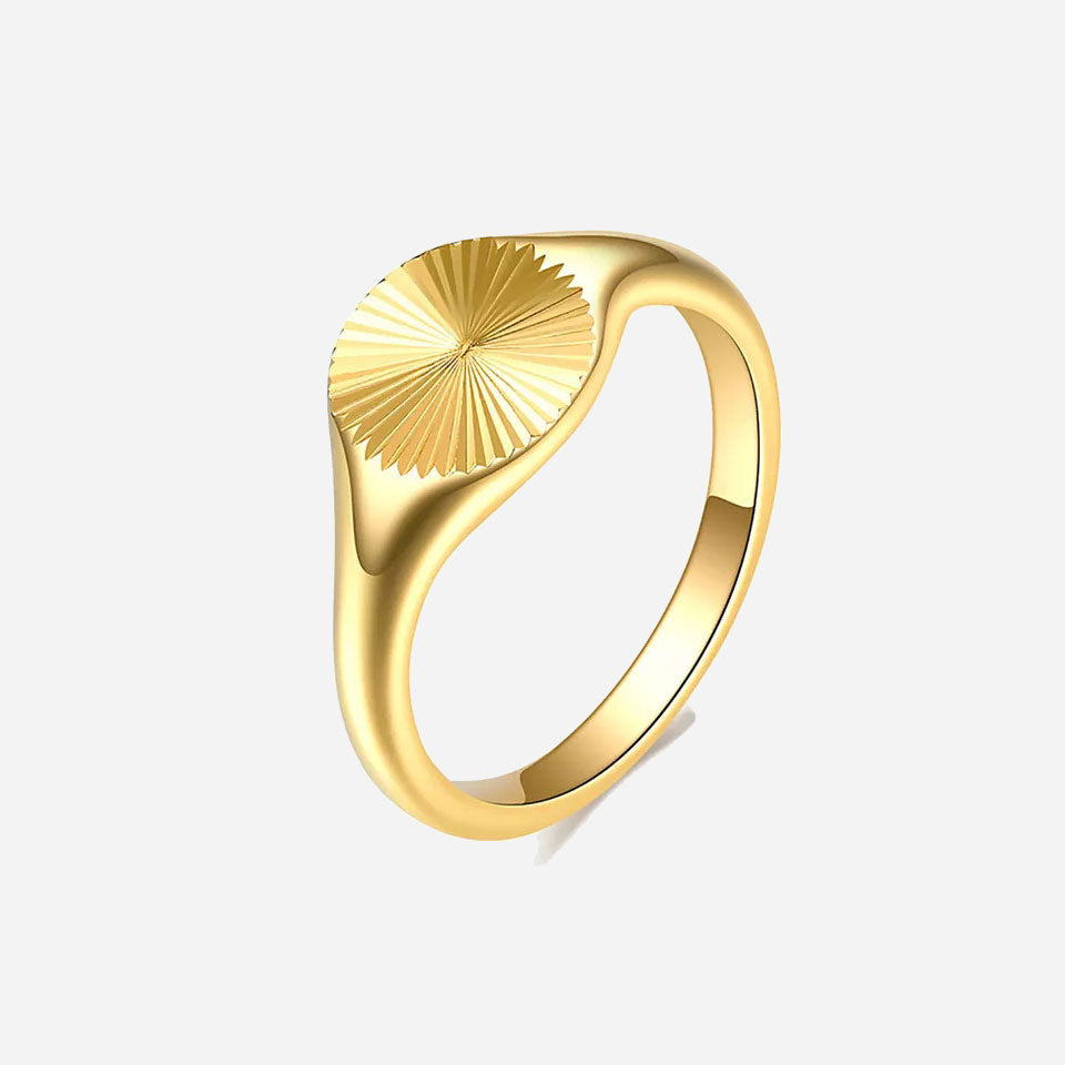 Adriana | Sunburst Ring 18K Gold