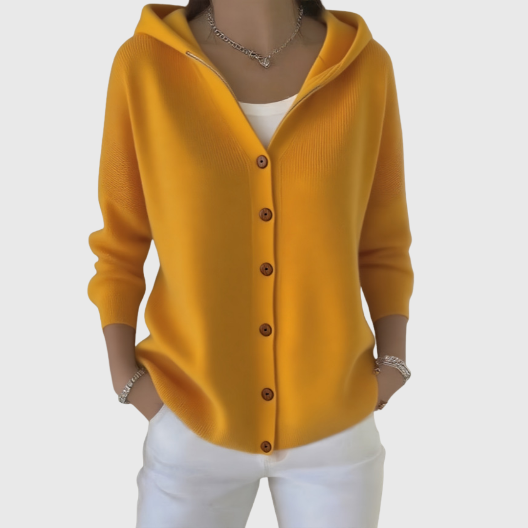Jessica | Elegant Cardigan Orange