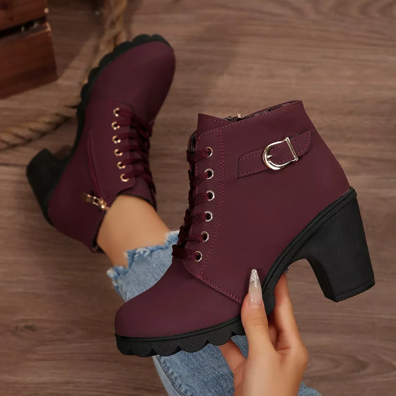 Mira | Stylish Block Boots