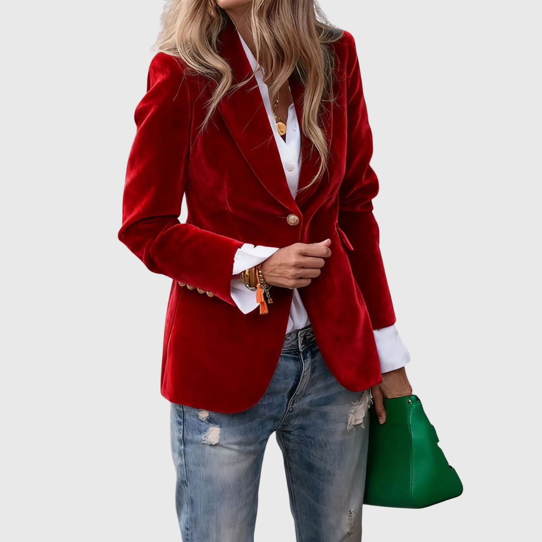 Jovie | Women’s Blazer Red