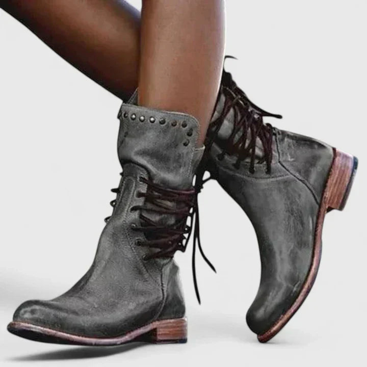 Latoya | Elegant Boots Grey