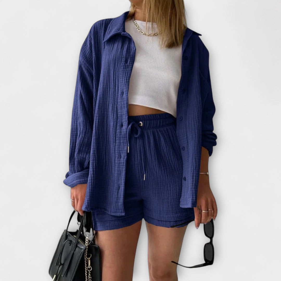 Bonnie | Elegant Top & Bottom Blue