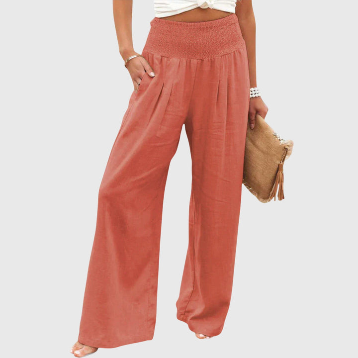 Valeria | Airy and Elegant Pants Orange
