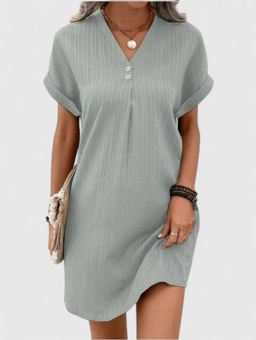 Gwendolyn | Draped Dress Grey