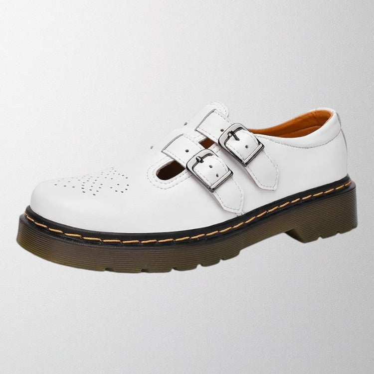 Olivia – Elegant Mary Jane Shoes White