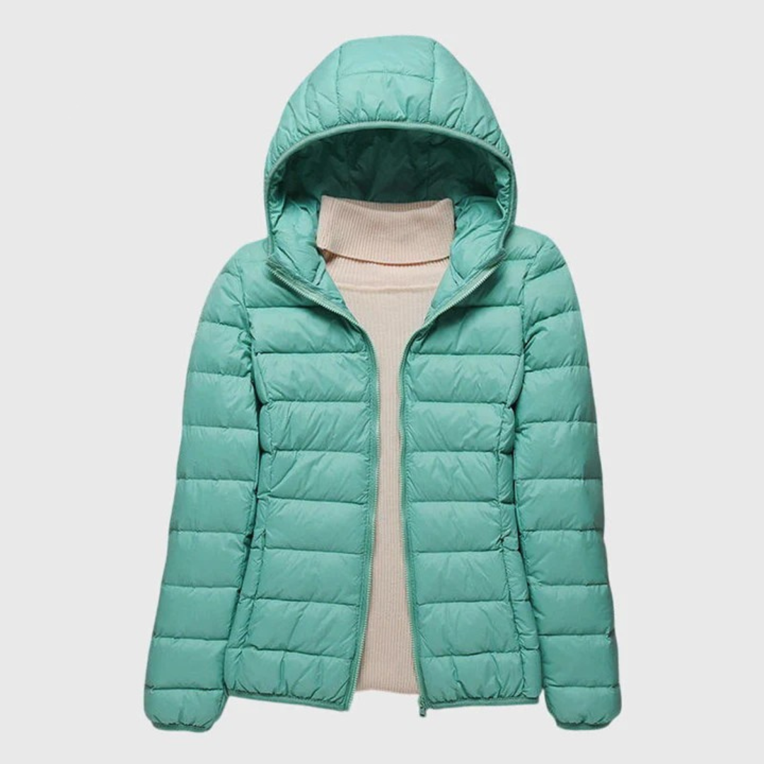 Janey | Ultra-Light Quilted Jacket Turquoise