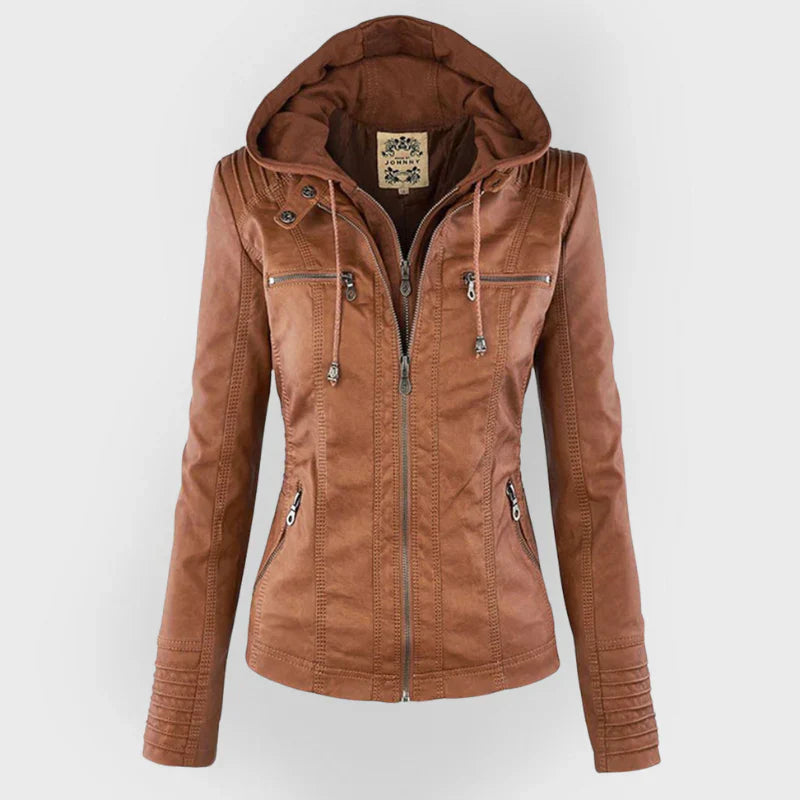 Bellini | Fashion Leather Jacket Khaki (Almost sold out)