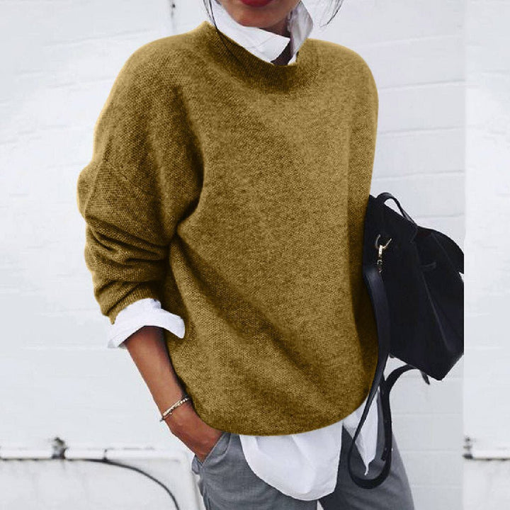 Margaret | Soft and Warm Cashmere Sweater Khaki