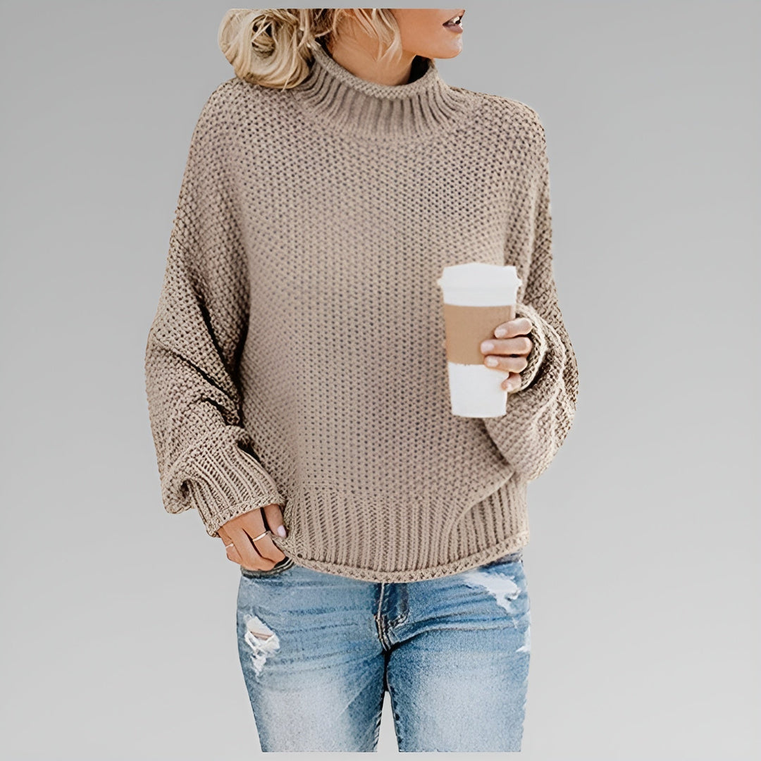 Anna | Classic Cozy Knit Sweater Beige