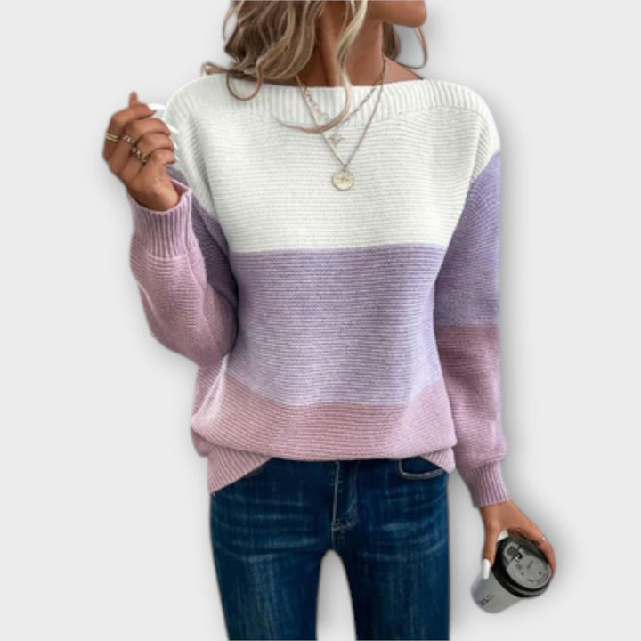 Elisabet | Comfortable Jumper Purple