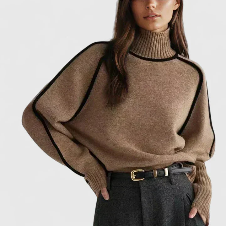 Elizandraa | Elegant Jumper Brown