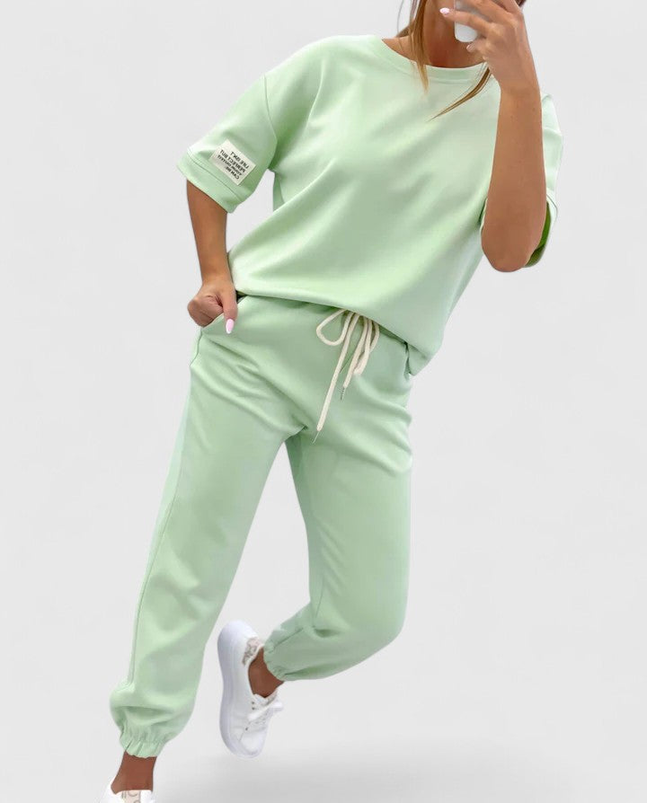 Felicia | Comfortable Two-Piece Set Green