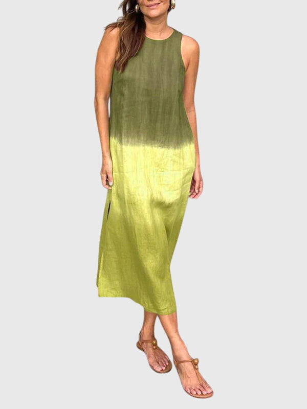 Marianna| Stylish Print Dress Green