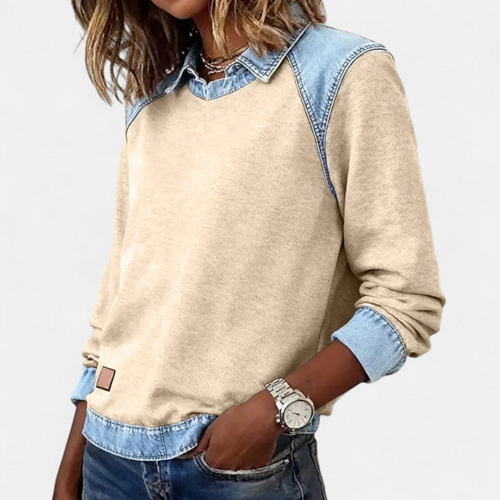 Trendy Long-Sleeve Blouse