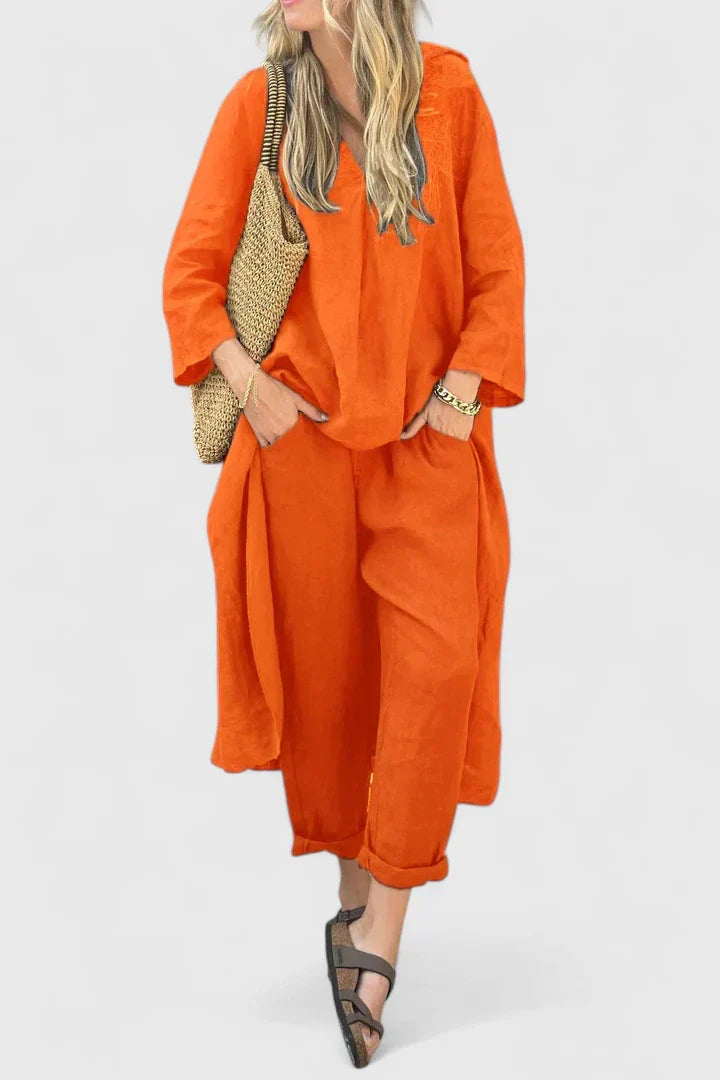 Charlene | Comfortable Set Orange