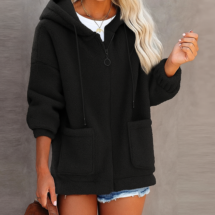 Carmen | Fleece Jacket Style and Warmth Black
