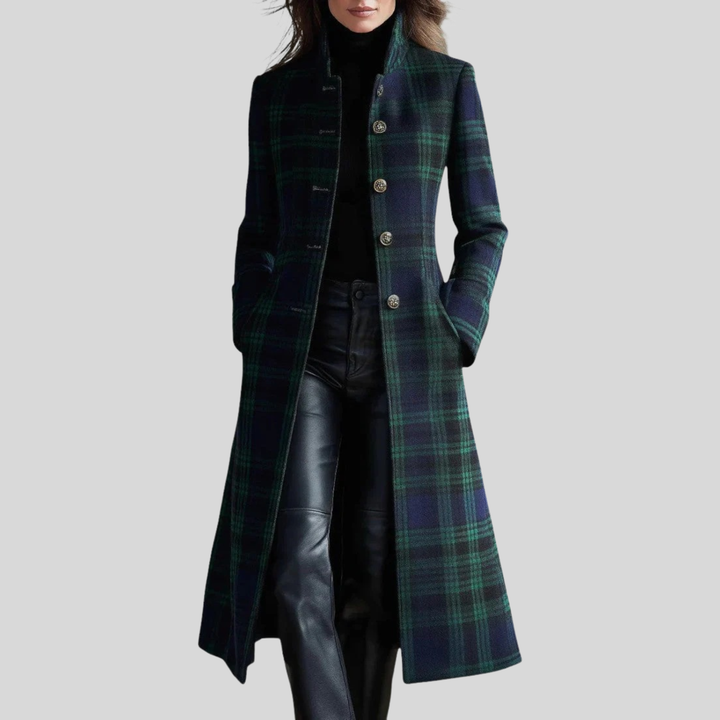 Rebecca| Timeless Plaid Elegant Coat