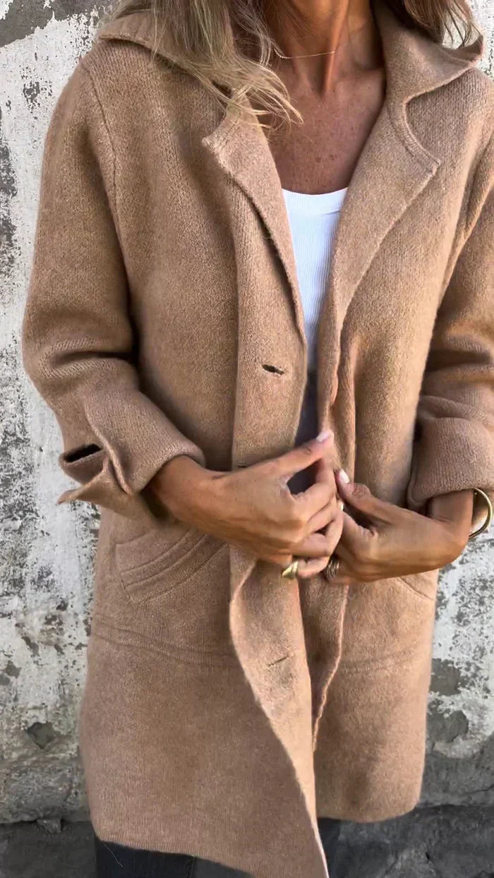 Merja | Casual Wool Jacket Khaki
