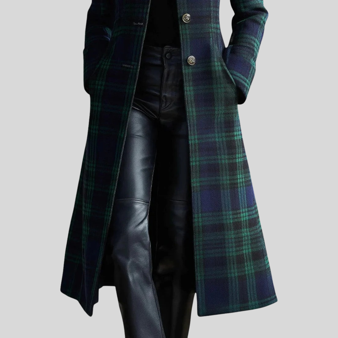 Rebecca| Timeless Plaid Elegant Coat