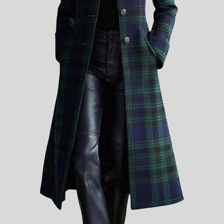 Rebecca| Timeless Plaid Elegant Coat