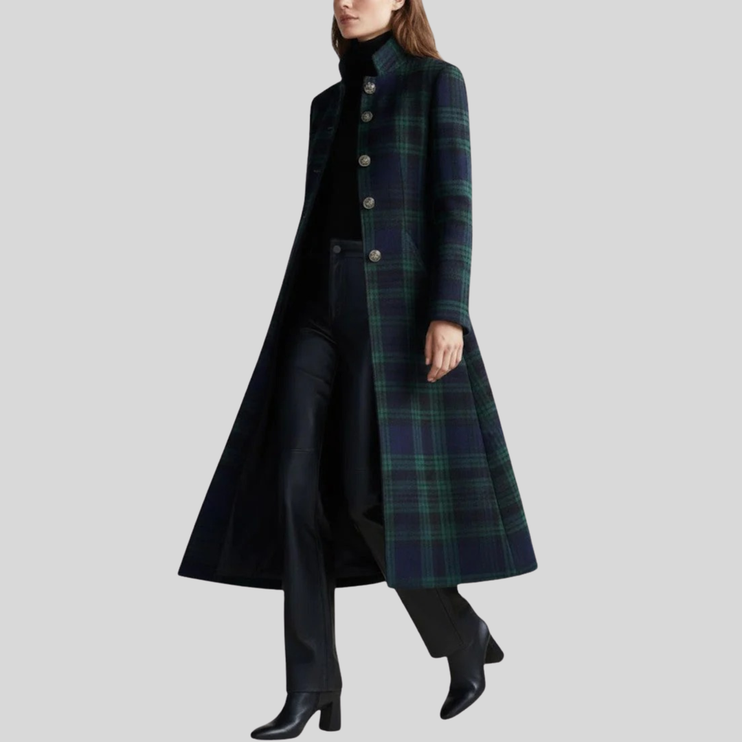 Rebecca| Timeless Plaid Elegant Coat