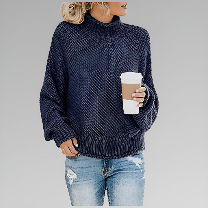 Anna | Classic Cozy Knit Sweater Royal Blue