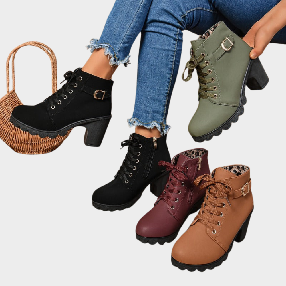 Mira | Stylish Block Boots