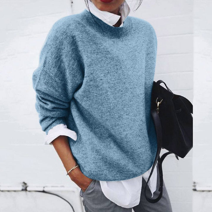 Margaret | Soft and Warm Cashmere Sweater Blue