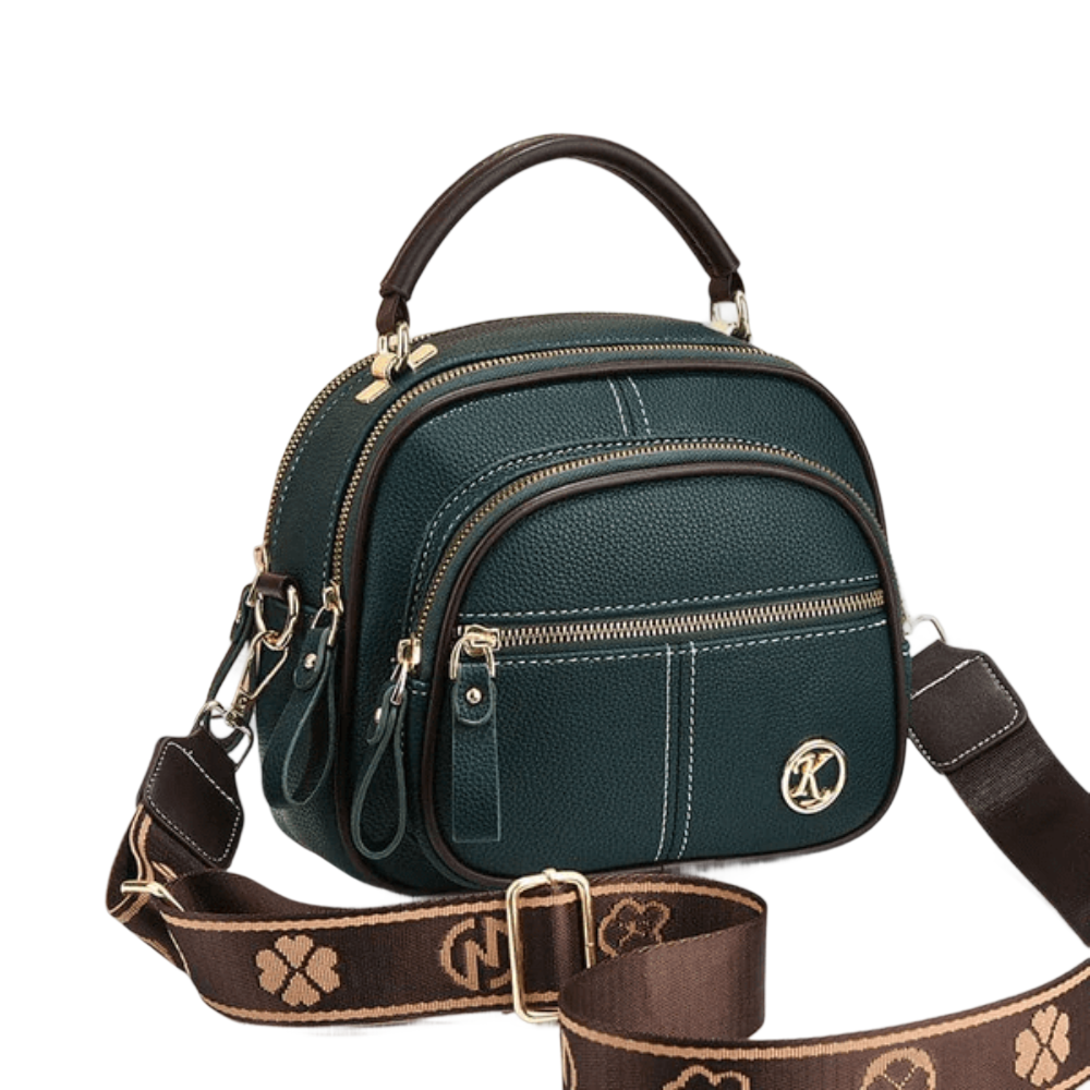 Molly’s Timeless Sophistication | Stylish Bag with Shoulder Strap Dark Green