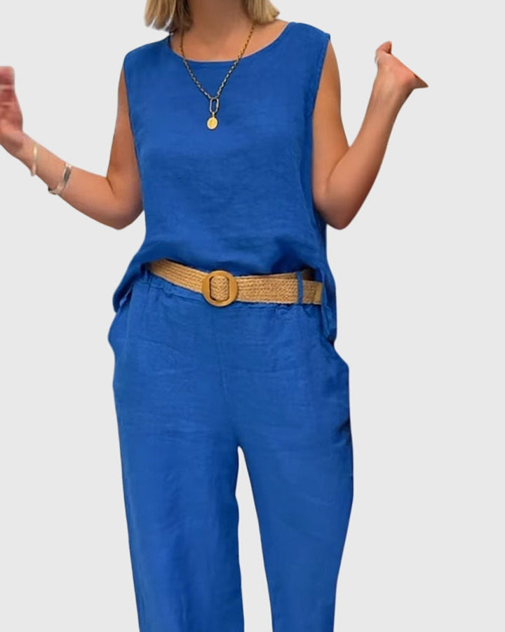 lilith | Bohemian Two-Piece Set Navy Blue