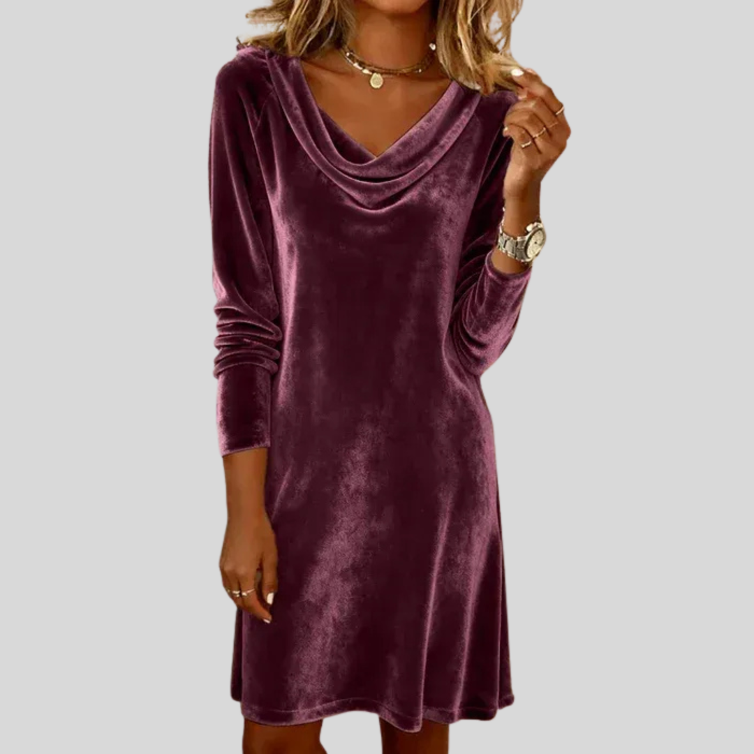 Frosina | Loose Fitting Velvet Dress