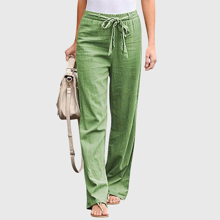 Susan | Lightweight Pants Green