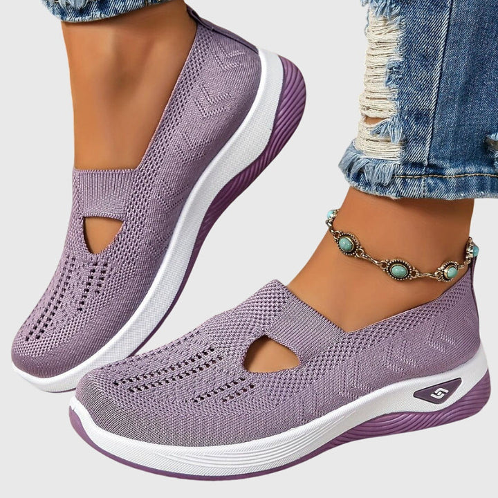 Jennifer-Lynn | Orthopedic Walking Shoes Purple