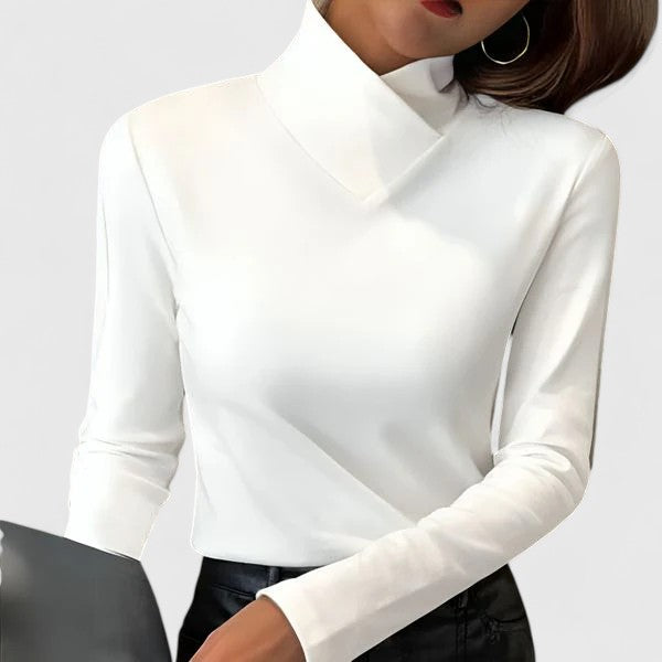 Robin | Elegant Turtleneck White
