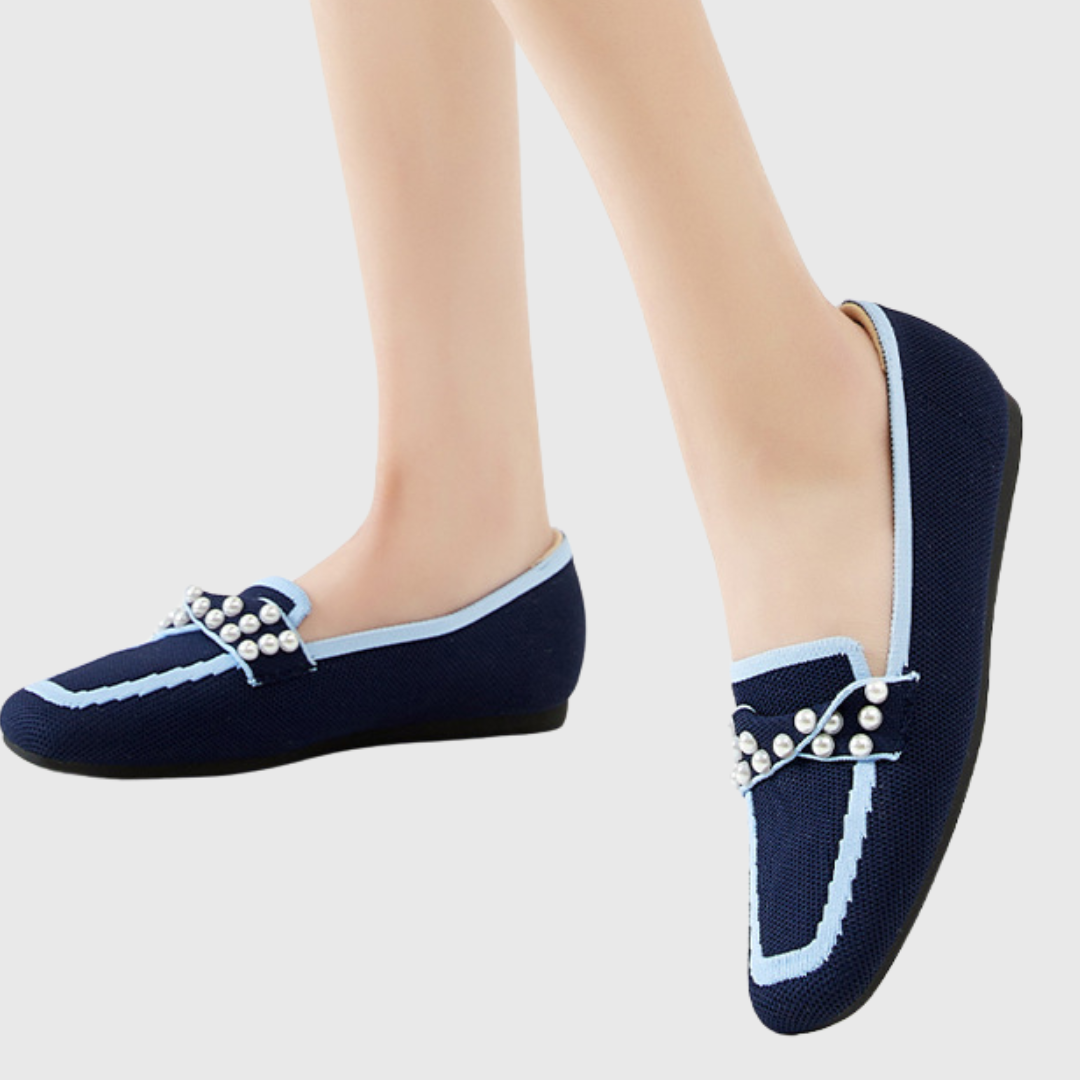 Melora | Pearl Comfort Loafers Azul Real