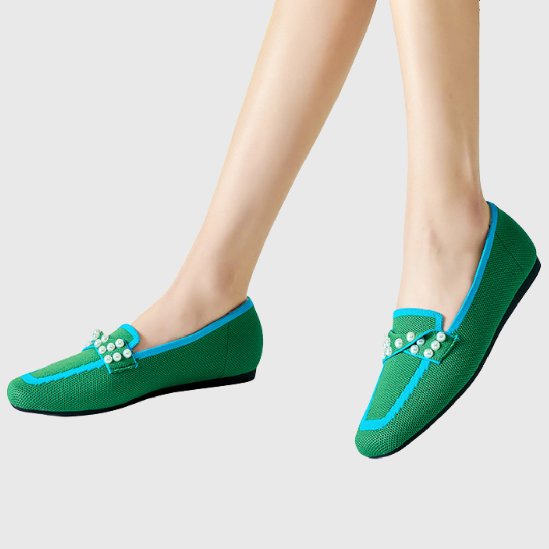 Melora | Pearl Comfort Loafers Verde