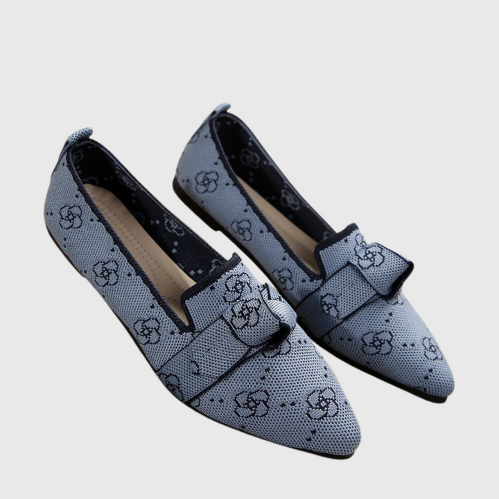 Marigold | Floral Comfort Loafers Blue