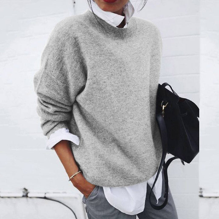 Margaret | Soft and Warm Cashmere Sweater Gray