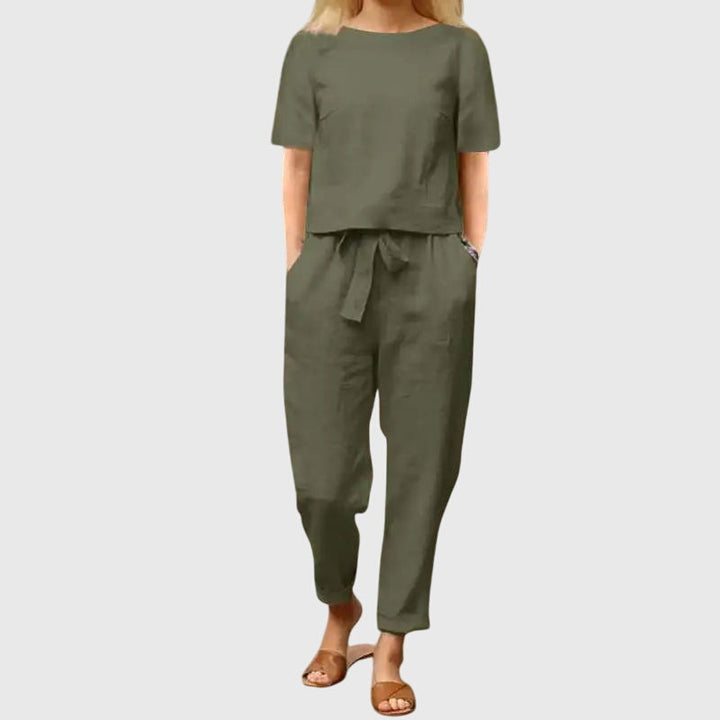 Andrea | Effortless Summer Co-Ord Green