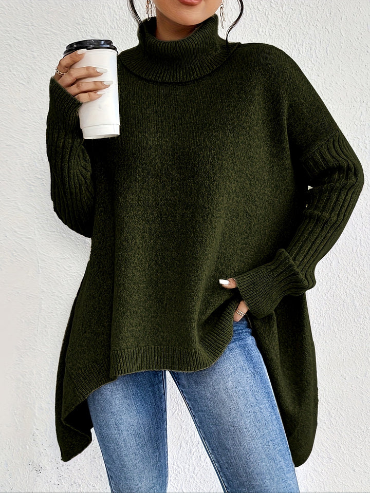 Audrey | Cozy Sweater Olive Green