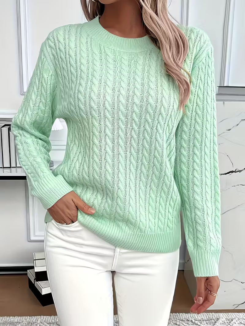Ariana | Soft Knit Sweater Green