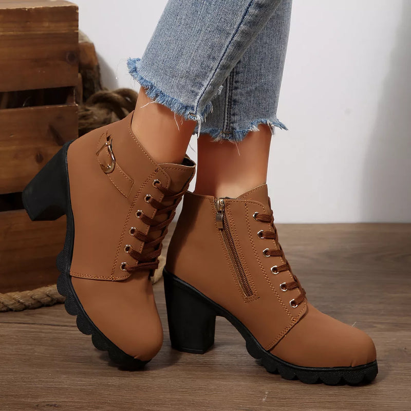 Mira | Stylish Block Boots