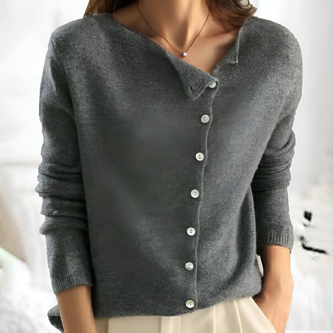 Sarah | Luxury Cardigan Gray
